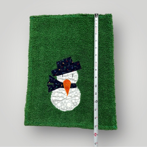 Lot/3 𝑯𝒂𝒏𝒅𝒎𝒂𝒅𝒆 Holiday Christmas Hand Towels 🎁 - Picture 7 of 16